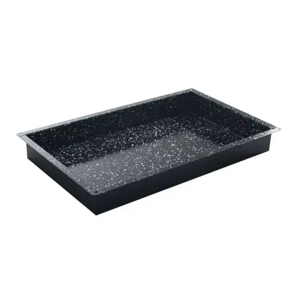 Geëmailleerd convectomat classic gn 2/1, hendi, gn 2/1, zwart, 530x650x(h)20mm Laatste Versie