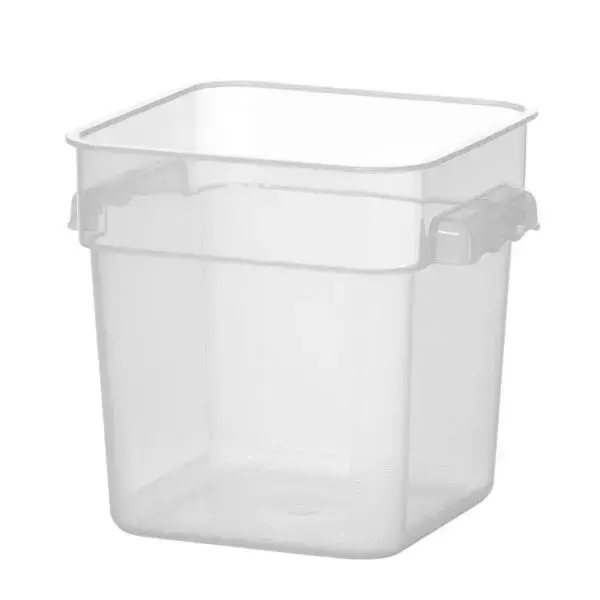 Voedselcontainer met schaalverdeling, hendi, 3,8l, 190x190x(h)180mm Voordeelprijs