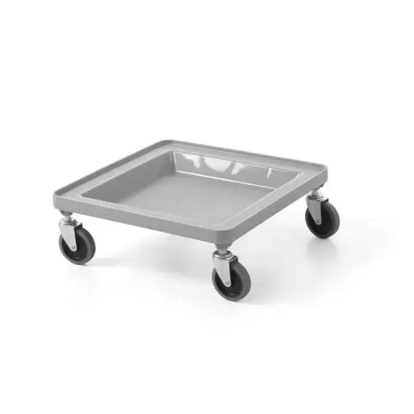 Finale Uitverkoop Onderstel voor universele rekken van 500×500 mm, amerbox, lichtgrijs, 500x500x(h)180mm