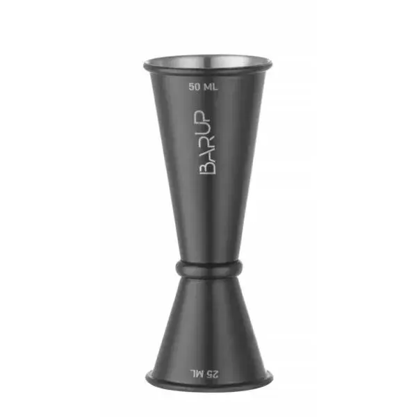 Goedkoop Hendi Bar Up Barmaatje 25/50 ml zwart RVS stijlvol voor cocktails