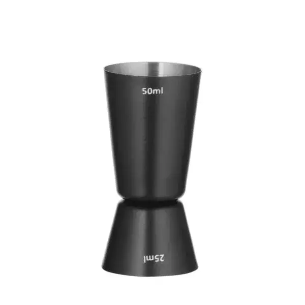 Hendi BarUp barmaatje 25/50 ml rvs zwart ⌀45x86mm Seizoensaanbieding