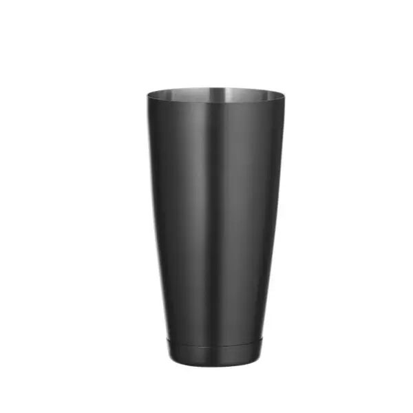 Hendi Boston shaker BarUp 0,8L zwart RVS cocktailshaker Premium