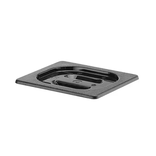 Dagaanbieding Deksel voor gn containers zwart polycarbonaat, hendi, gn 1/6, zwart, 176x162mm