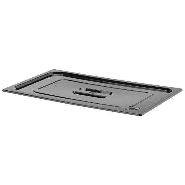 Rechtstreeks Van De Fabrikant Deksel voor gn containers zwart polycarbonaat, hendi, gn 1/1, zwart, 530x325mm