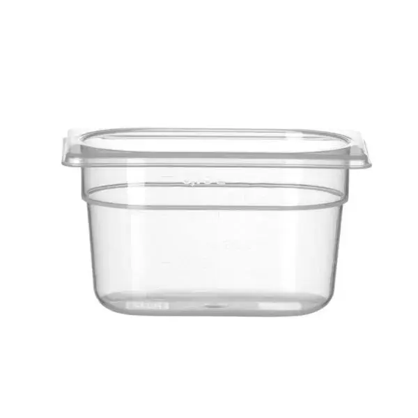 Laatste Kans Container gn 1/9 polypropyleen, hendi, profi line, 1,0, gn 1/9, 1l, transparant, 176x108x(h)100mm