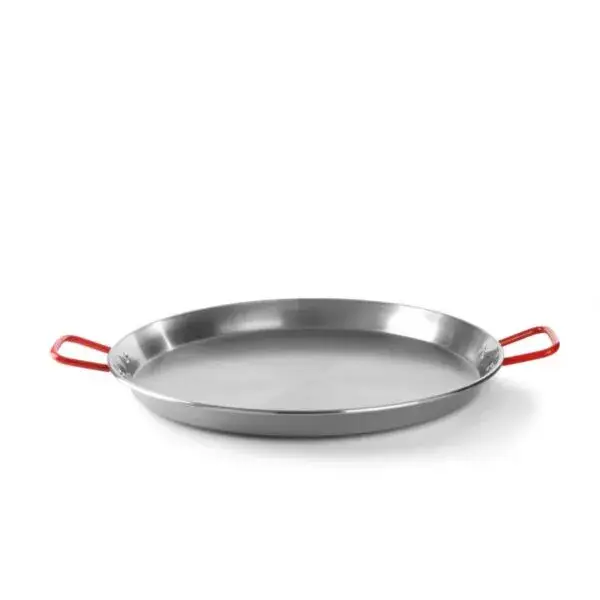 Populair Hendi paellapan koolstofstaal ⌀550x100mm met handgrepen voor gas