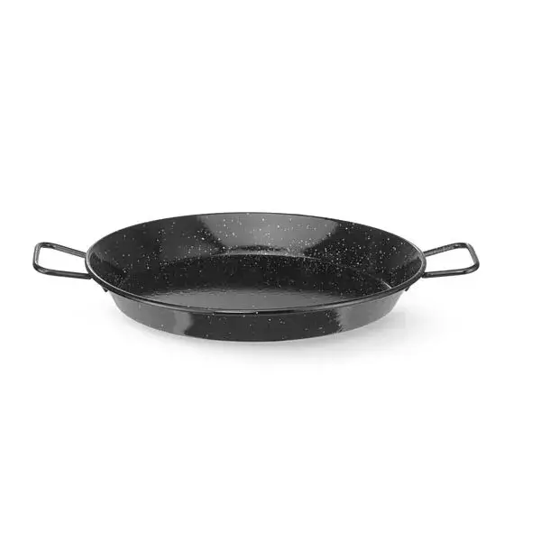 Finale Uitverkoop Hendi geëmailleerde paëllapan ⌀340 mm koolstofstaal geschikt voor koken en serveren