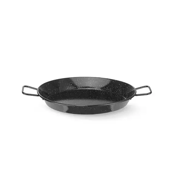 Hendi geëmailleerde paëllapan ⌀300x50mm met 2 grepen, geschikt voor koken en serveren Flitsaanbieding
