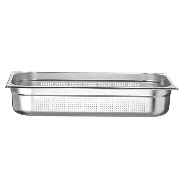 Lage Prijs Container gn 1/1 geperforeerd, hendi, kitchen line, gn 1/1, 14l, (h)100mm