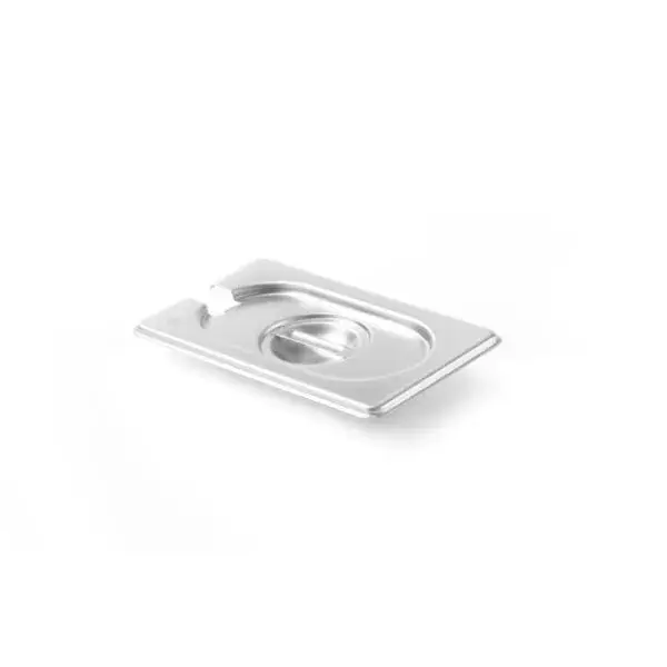 Deksel voor gn containers met lepeluitsparing, hendi, kitchen line, gn 1/9, 176x108mm Hoge Kwaliteit
