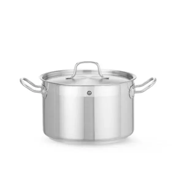 Kookpan middel - met deksel, hendi, profi line, 6,7l, ⌀240x(h)150mm Beste Prijs