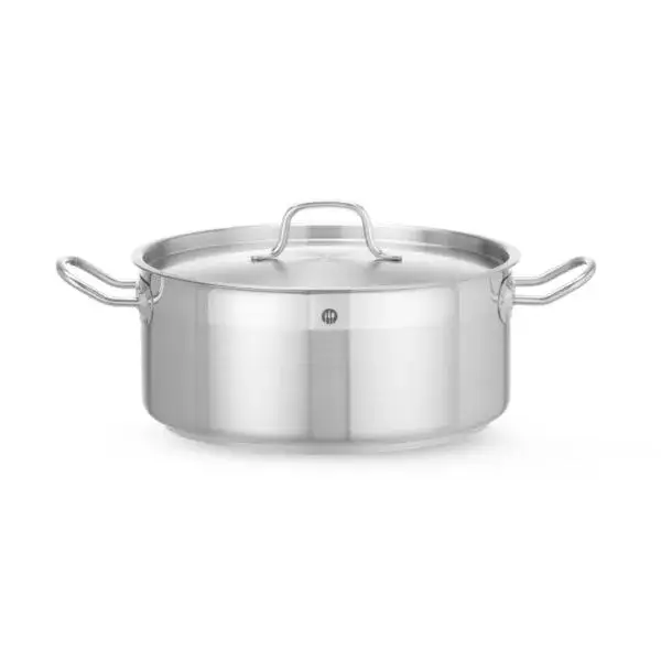 Aanbieding Kookpan laag - met deksel, hendi, profi line, 7,5l, ⌀280x(h)120mm