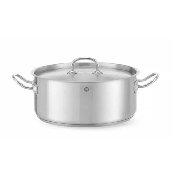 Kookpan laag - met deksel, hendi, kitchen line, 7,3l, ⌀280x(h)120mm Nu Kopen