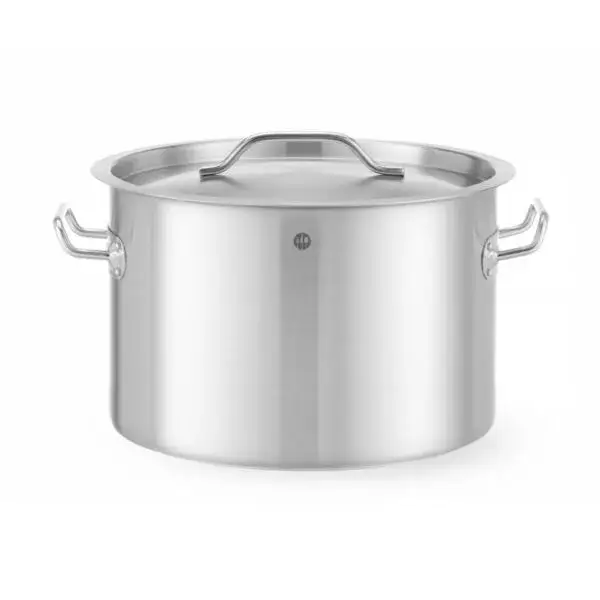 Kookpan middel - met deksel, hendi, budget line, 23l, ⌀350x(h)240mm Weekendaanbieding