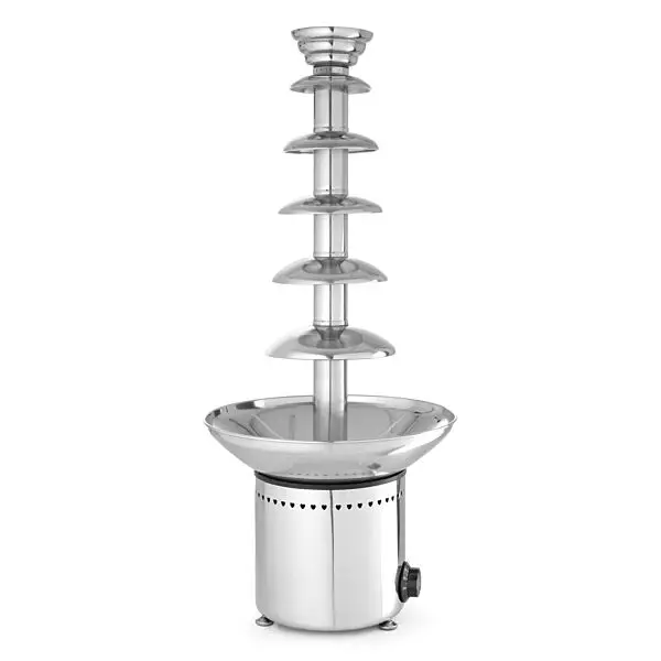 Gecertificeerd Hendi chocoladefontein 6 lagen RVS 230V 300W Ø372x850mm buffetpresentatie