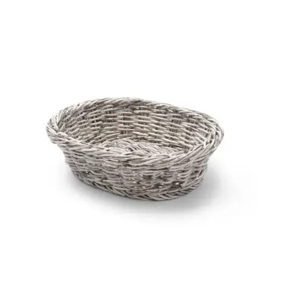 Hete Deal Hendi Broodmand ovaal lichtgrijs 250x190x65mm kunststof vaatwasbestendig