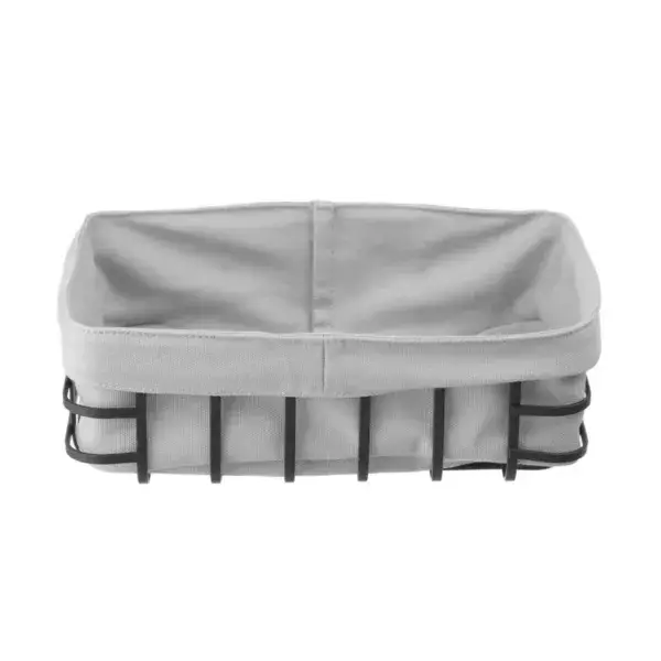 Koopje Hendi broodmandje rechthoekig 250x180x85mm met wasbare zak matzwart