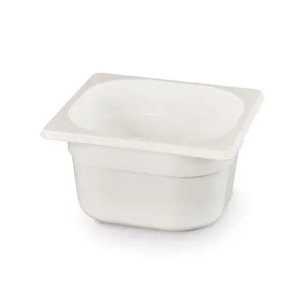 Container gn 1/6 wit polycarbonaat, hendi, gn 1/6, 1,6l, wit, 176x162x(h)100mm Merkproduct
