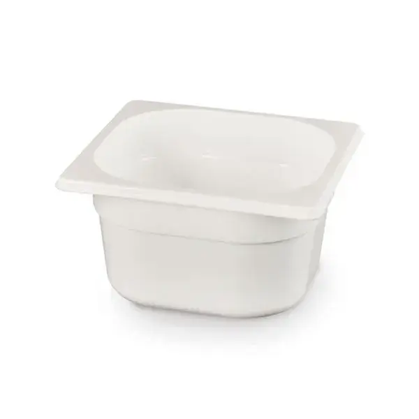 Flitsaanbieding Container gn 1/6 wit polycarbonaat, hendi, gn 1/6, 2,4l, wit, 176x162x(h)150mm