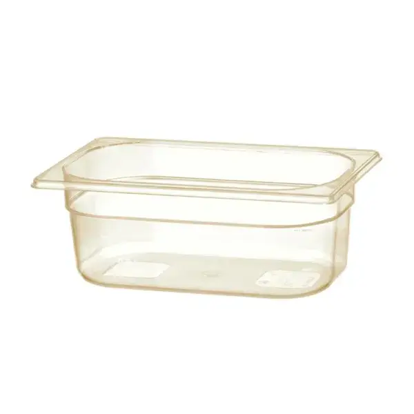 Direct Beschikbaar Container gn 1/4 hoge temperatuur bestendigheid, hendi, gn 1/4, 2,6l, transparant, 265x162x(h)100mm