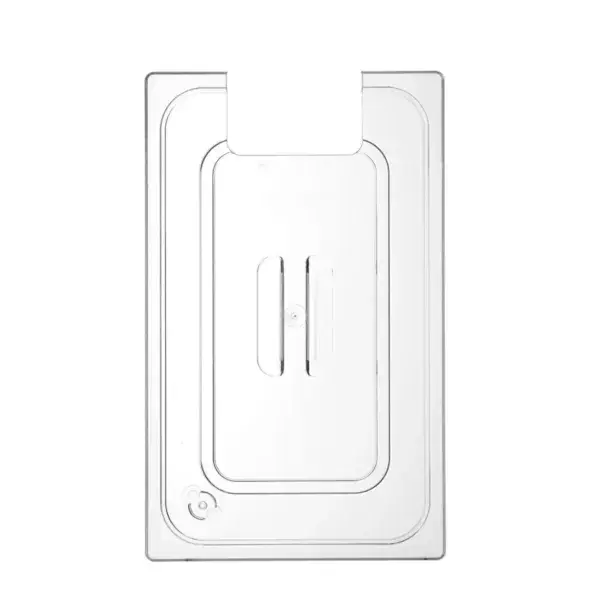 Weekendaanbieding Deksel voor gn containers met uitsparing voor sous vide stick, hendi, gn 1/1, transparant, 530x325mm