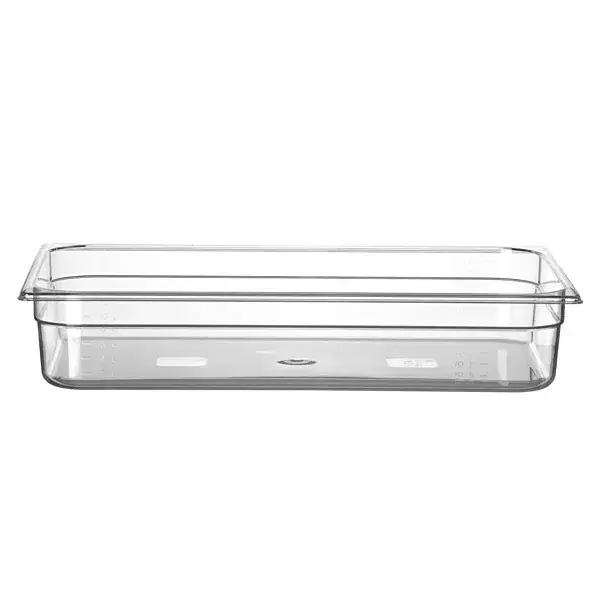 Container gn 1/1 polycarbonaat, hendi, profi line, gn 1/1, 14l, transparant, 530x325x(h)100mm Bestseller