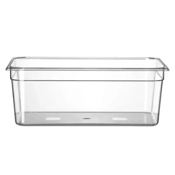 Direct Verzonden Container gn 1/1 polycarbonaat, hendi, profi line, gn 1/1, 24l, transparant, 530x325x(h)200mm