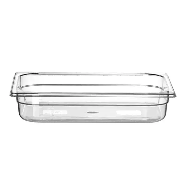 Container gn 1/2 polycarbonaat, hendi, profi line, gn 1/2, 4l, transparant, 325x265x(h)65mm Actieprijs