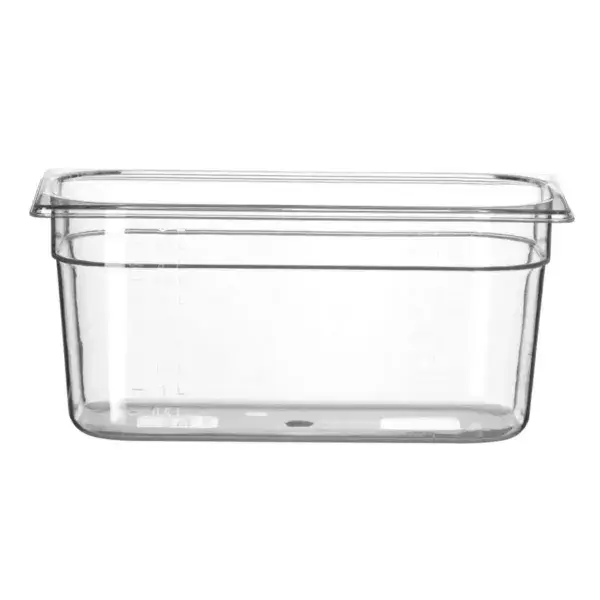Container gn 1/3 polycarbonaat, hendi, profi line, gn 1/3, 5,7l, transparant, 325x176x(h)150mm Gecertificeerd