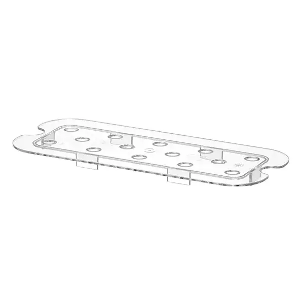 Favoriet Geperforeerde roosters voor gn containers polycarbonaat, hendi, profi line, gn 1/3, transparant, 266x116mm