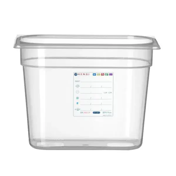 Laatste Kans Container gn 1/4, hendi, gn 1/4, 5,5l, transparant, 265x162x(h)200mm