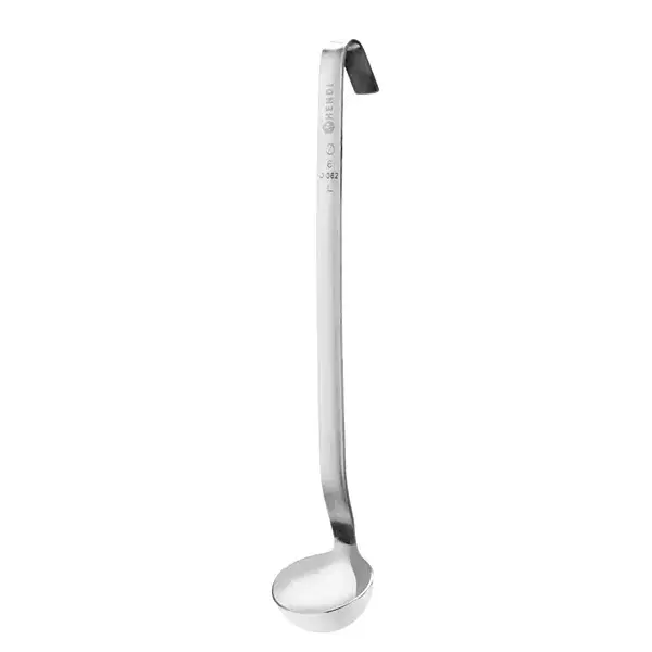 Direct Beschikbaar Hendi soeplepel non-drip Profi Line 0,06L Ø60x360mm RVS vaatwasmachinebestendig