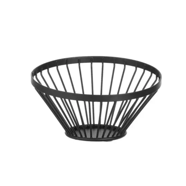 Koopje Hendi fruitkorf schuin matzwart ⌀150x80mm food safe