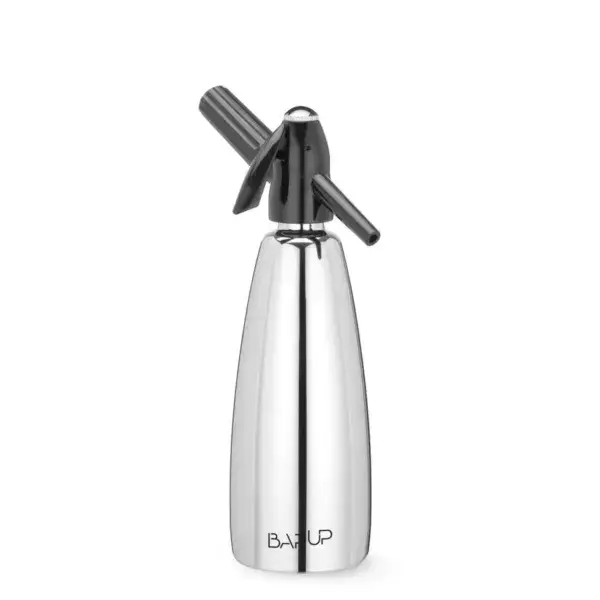 Hendi spuitwaterfles BarUp 1L roestvrijstaal ø95x310mm met gasdop en haak Must-Have