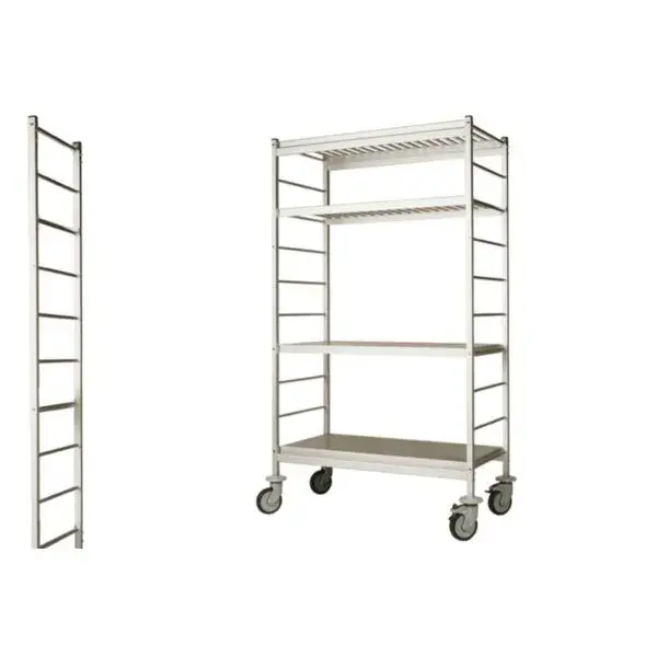 Alleen Vandaag Alu staander voor rekwagen 1450x300mm - exclusief wielen