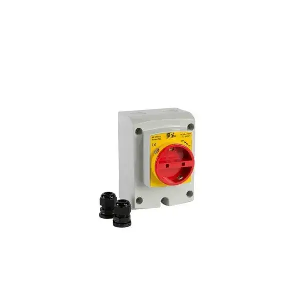 Beste Prijs Werkschakelaar voor airco-units - 4-fasig - 32a - 105x113x150mm