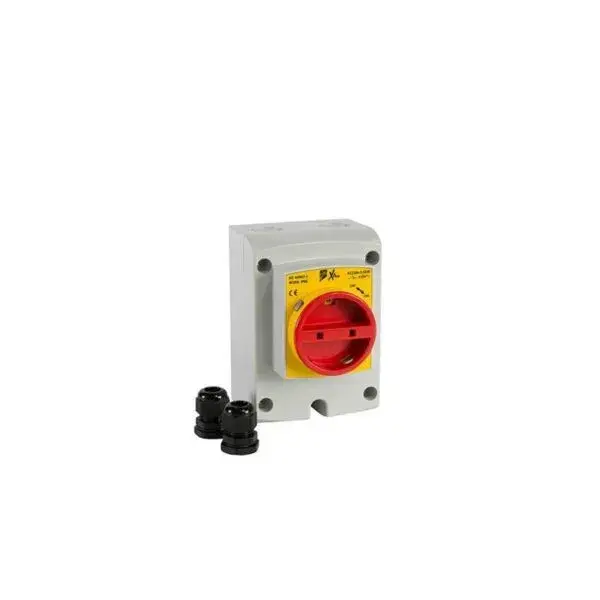 Hete Deal Werkschakelaar voor airco-units - 4-fasig - 20a - 105x113x150mm