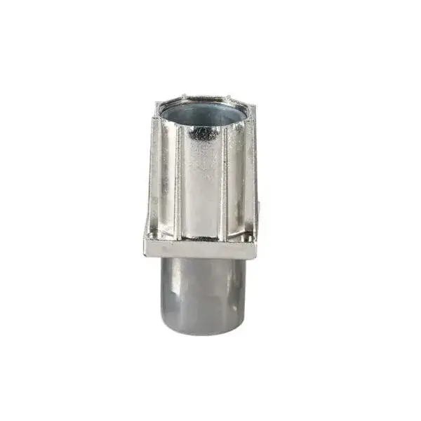 Beste Prijs Inbuisvoet 40x40mm - zamac vernikkeld - + rvs draaistuk