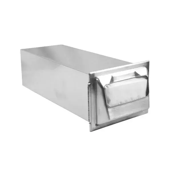 Inbouw servetdispenser met koker - rvs - minivouw Superprijs