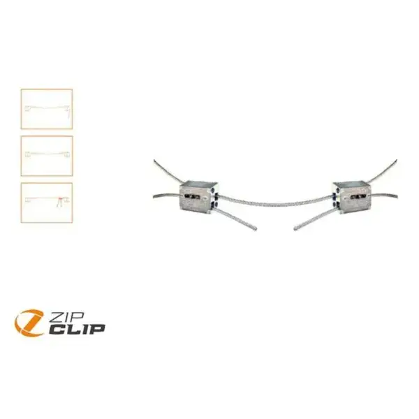 Lage Prijs Span-lock horizontaal ophangsysteem - 40mtr - belasting 75kg - 1pce/pck