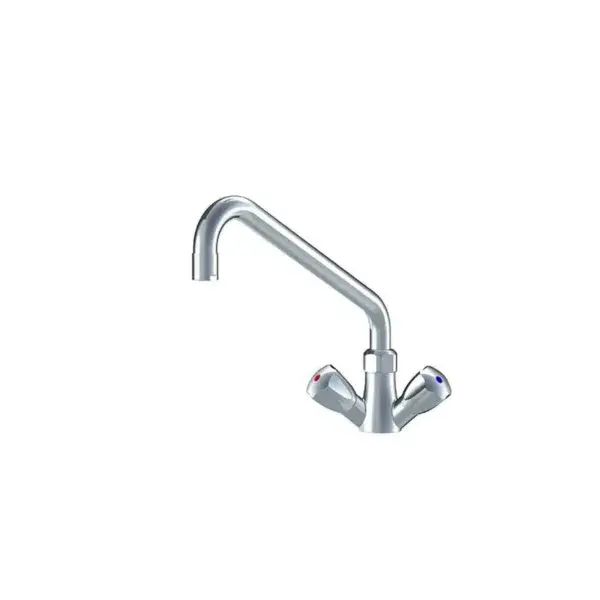 Nieuw Enkelgats tweegreepsmengkraan - tafelmodel - draaibare uitloop 300mm