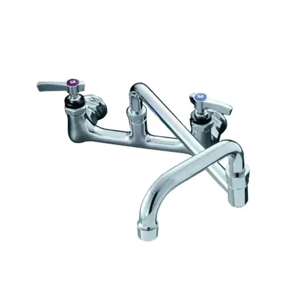 Dubbelgats mengkraan - kwartslagbediening - muurmodel - 450mm Rechtstreeks Van De Fabrikant