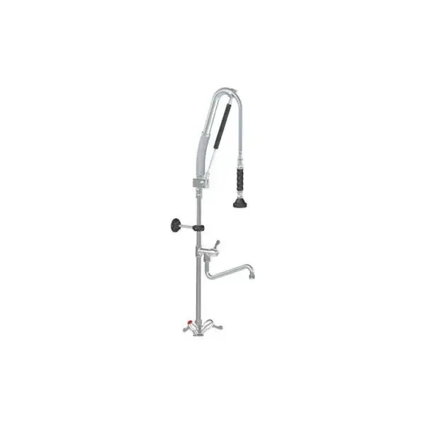 Merkproduct Enkelgats voorspoeldouche tafelmodel - incl. kwartslag tussenkraan - met pomp