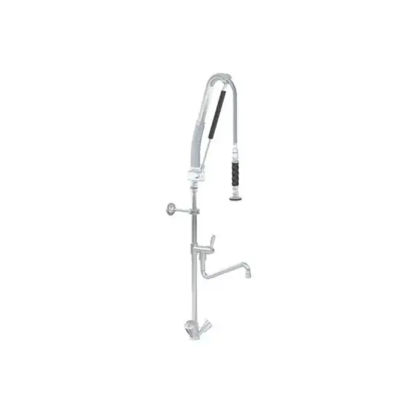 Enkelgats voorspoeldouche tafelmodel - incl kwartslag tussenkraan - met pomp Korting