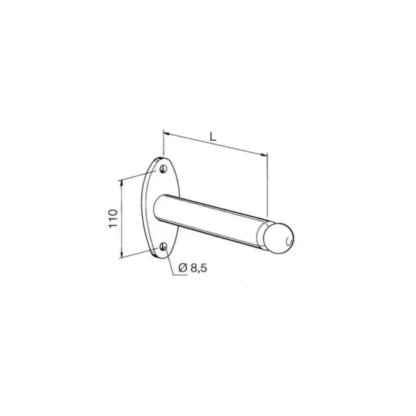 Aluminium konzool 100mm Aanbieding
