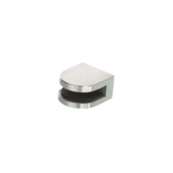 Glasklem met afneembaar rugplaatje - 6mm glas - ronde montage aisi316 Dagaanbieding