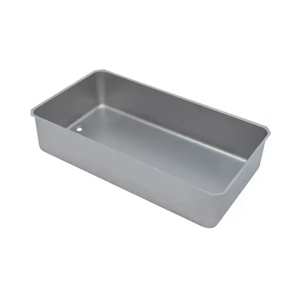 Hoge Kwaliteit Rvs bain-marie bak inlas gn 3/1 - met afvoeropening 3/4'