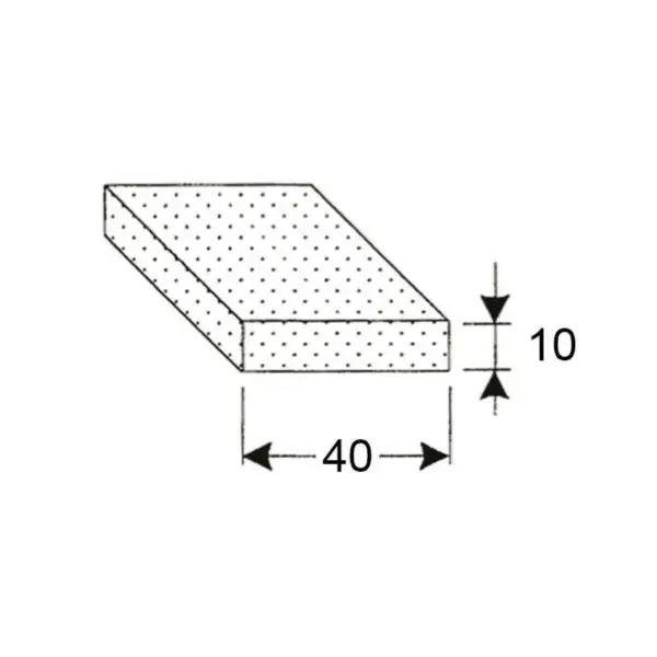 Celrubber eenzijdig zelfklevend - 40x10mm - 10mtr/rol Tijdelijk Beschikbaar