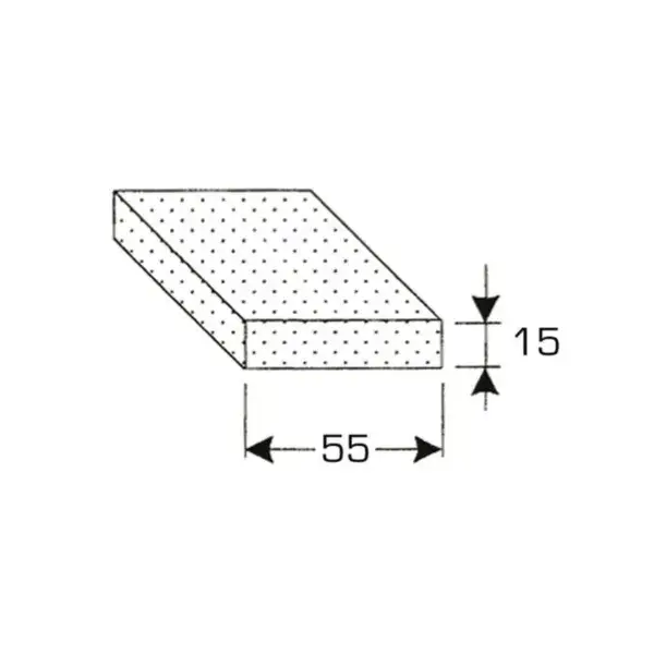 Bestseller Celrubber eenzijdig zelfklevend - 55x15mm - 5mtr/rol