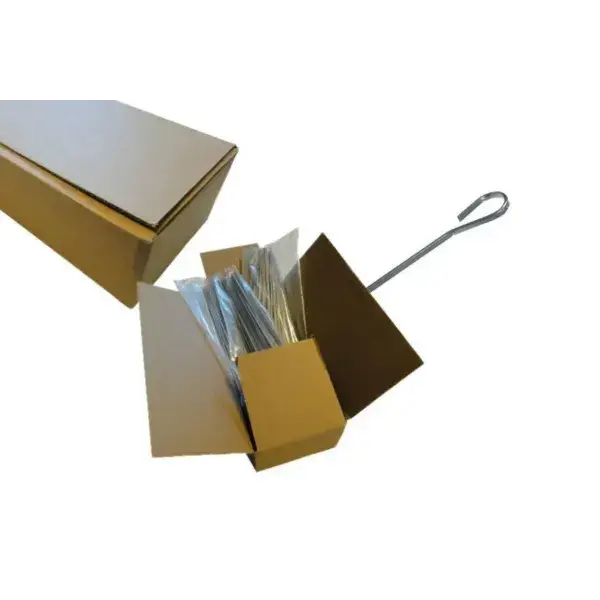 Flitsaanbieding Satepennen rvs plat 3x1,5mm - 200mm - linum - 400pce/pck - ovalen oog